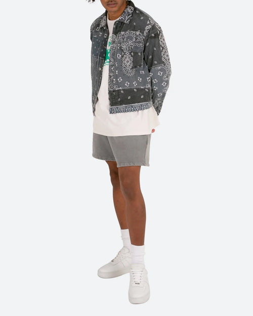 MNML Bandana Trucker Shirt Black