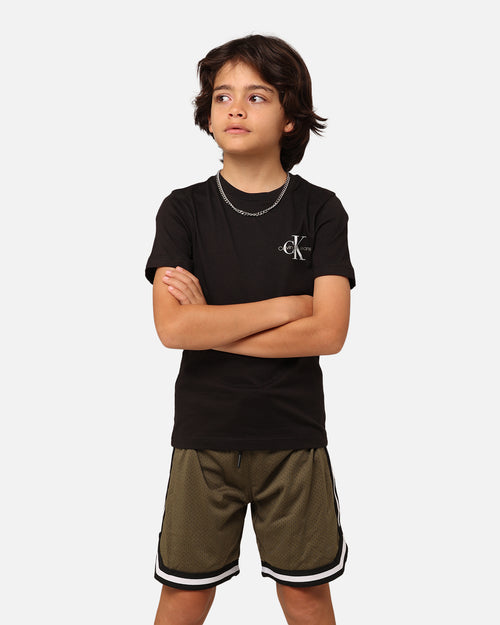 Calvin Klein Kids' Chest Monogram T-Shirt CK Black