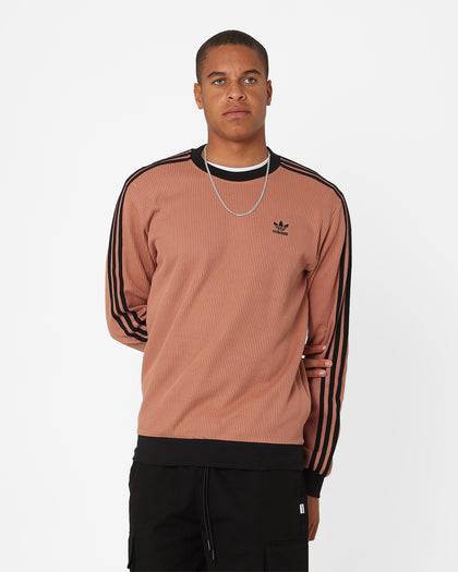 Adidas Adicolour Q2 Waffle Crewneck Clay Strata