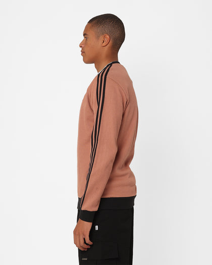 Adidas Adicolour Q2 Waffle Crewneck Clay Strata