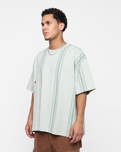 Students Golf Mullinax Knit Stripes T-Shirt Khaki