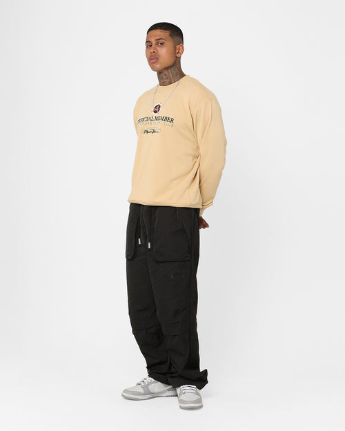 Jordan Flight MVP Lightweight Fleece Crewneck Sesame