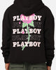 Playboy Rose Stack Hoodie Black