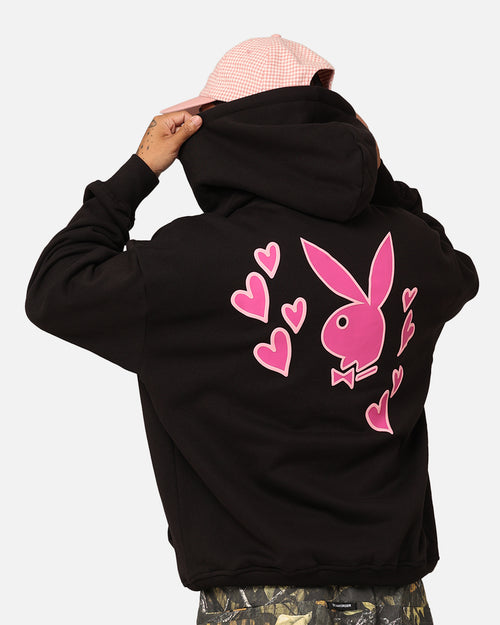 Playboy PB Heart Hoodie Black