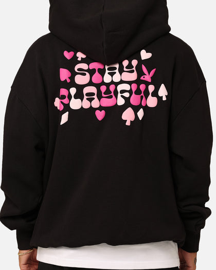 Playboy Stay Playful Hoodie Black
