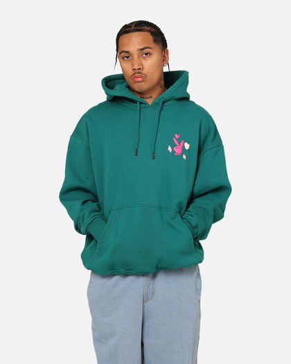 Playboy Stay Playful Hoodie Forest Green