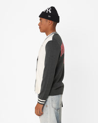 Tommy Jeans Relaxed Collegiate Cardigan Black/Multi