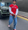 Tommy Jeans Collegiate Bomber Jacket Deep Crimson/Multi