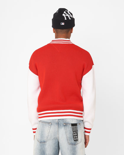 Tommy Jeans Collegiate Bomber Jacket Deep Crimson/Multi