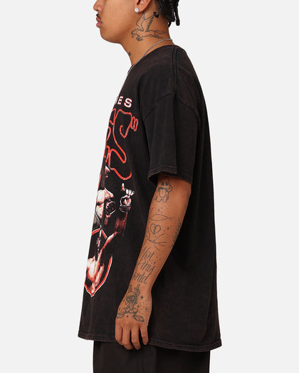 UFC By Goat Crew Jon Jones Vintage T-Shirt Black Wash