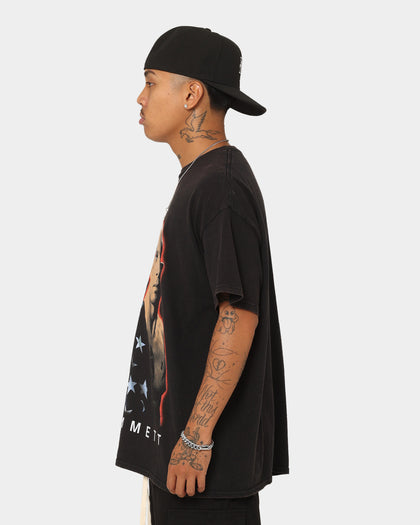 UFC By Goat Crew Josh Emmett Vintage T-Shirt Black Wash