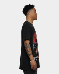 UFC By Goat Crew Leon Edwards Vintage T-Shirt Black Wash