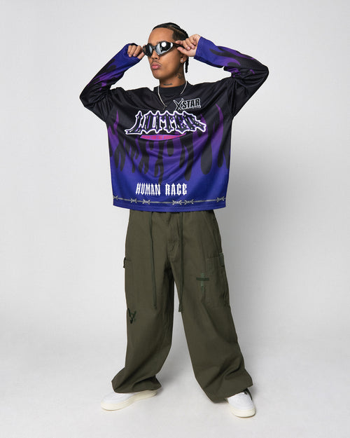 Loiter Motorcross Crewneck Black