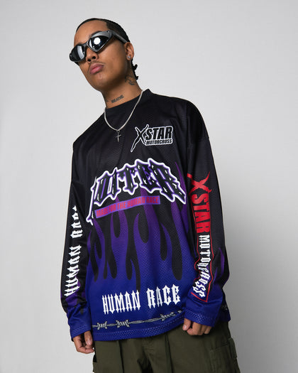 Loiter Motorcross Crewneck Black