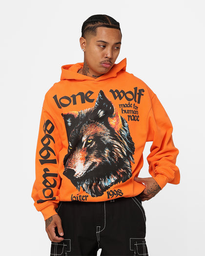 Loiter Lone Wolf Hoodie Orange