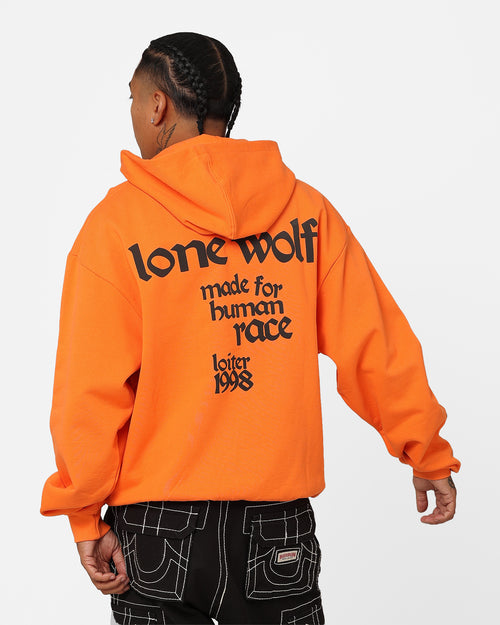 Loiter Lone Wolf Hoodie Orange