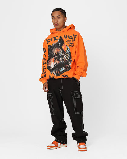 Loiter Lone Wolf Hoodie Orange