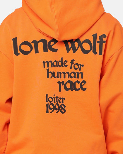 Loiter Lone Wolf Hoodie Orange