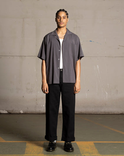 Saint Morta Villa Short Sleeve Shirt Dark Grey