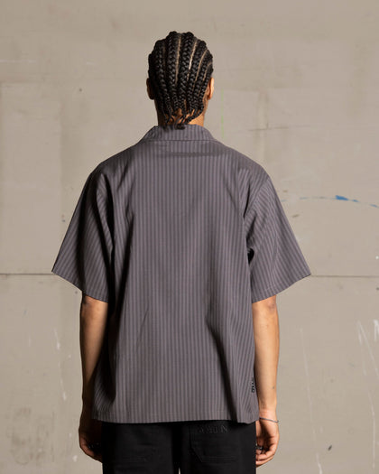 Saint Morta Villa Short Sleeve Shirt Dark Grey