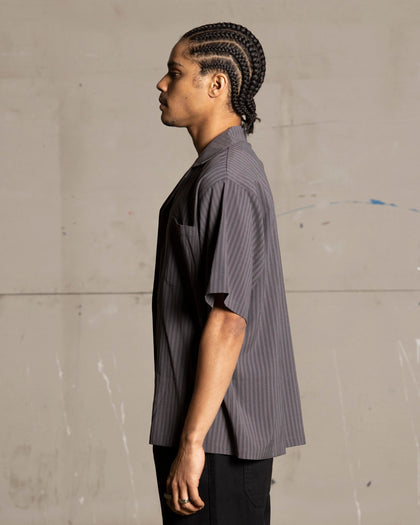 Saint Morta Villa Short Sleeve Shirt Dark Grey