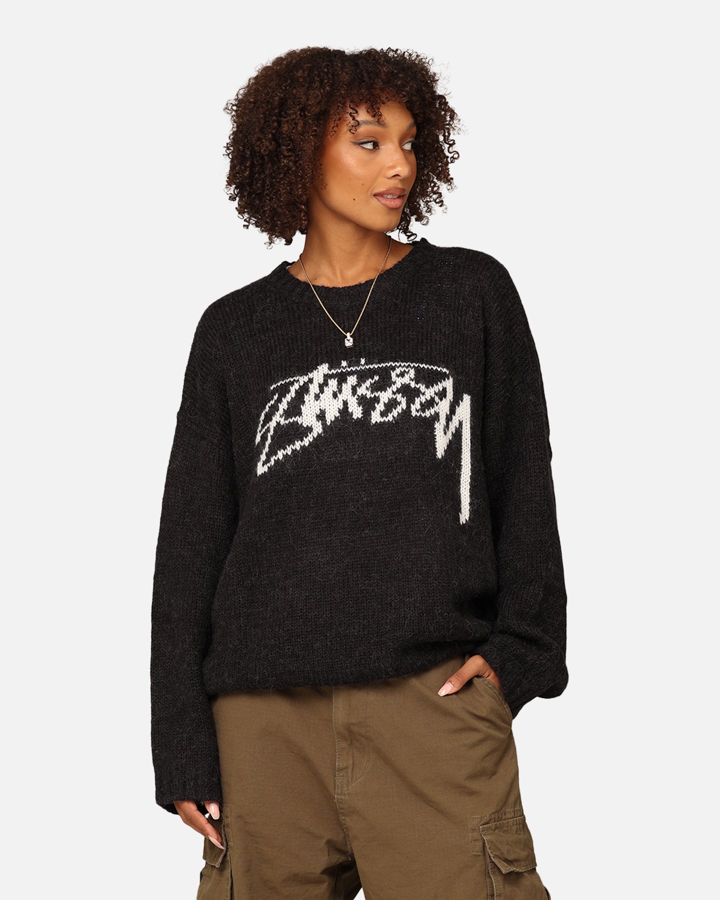 トップス 00s OLD STUSSY gimmick knit sweater Nike x Stussy Icon Knit Sweater 'Natural' DR2893-238