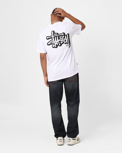 Stussy Offset Graffiti T-Shirt White