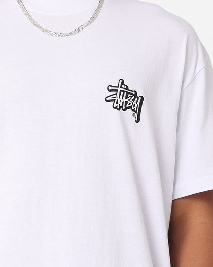 Stussy Offset Graffiti T-Shirt White