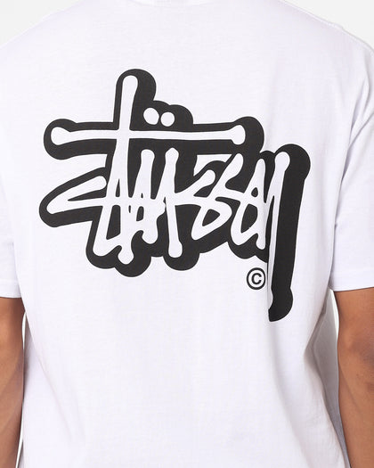 Stussy Offset Graffiti T-Shirt White