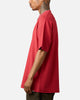 Carre Terry Oversized T-Shirt Red