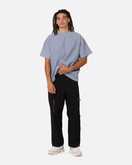 Carre Terry Oversized T-Shirt Blue