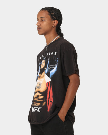 UFC By Goat Crew Ciryl Gane Vintage T-Shirt Black Wash