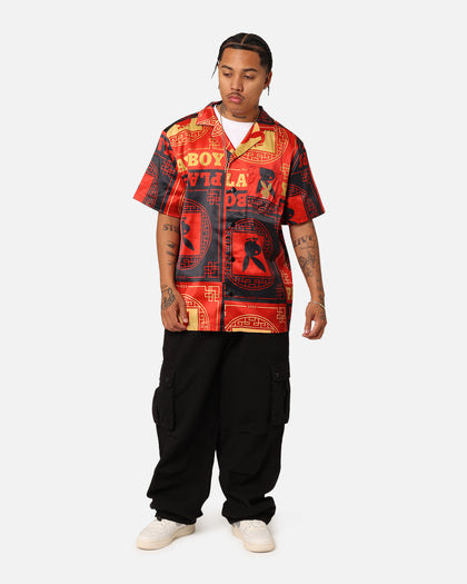 Playboy Year Of The Rabbit Button Up Shirt Black