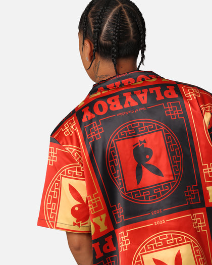 Playboy Year Of The Rabbit Button Up Shirt Black