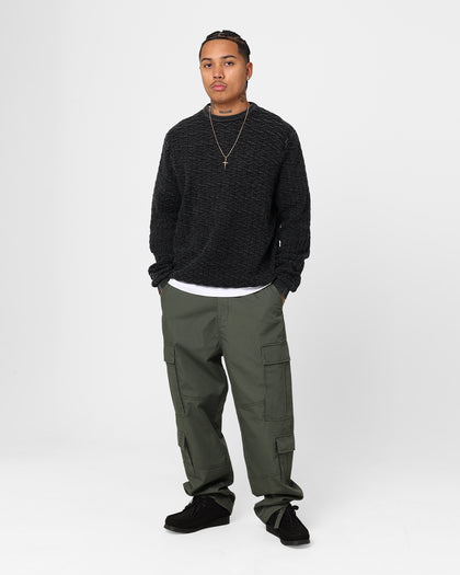 Stussy Strand Knit Crewneck Black