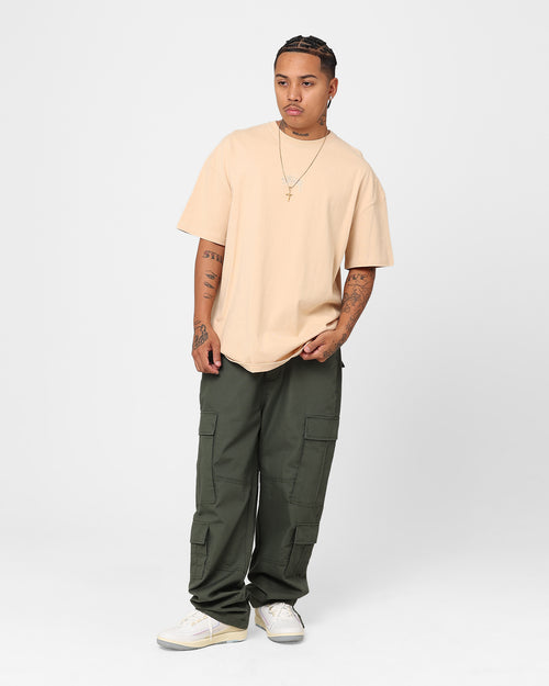 Stussy Tonal Stock Oversized Heavy Weight T-Shirt Pigment Cream