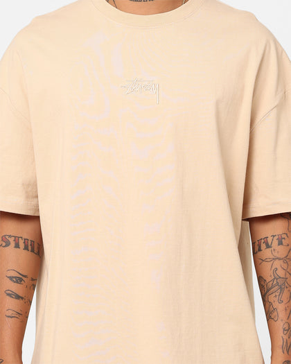 Stussy Tonal Stock Oversized Heavy Weight T-Shirt Pigment Cream
