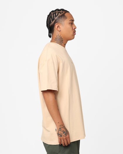 Stussy Tonal Stock Oversized Heavy Weight T-Shirt Pigment Cream