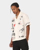 Loiter Tattoo Button Up Shirt Ecru