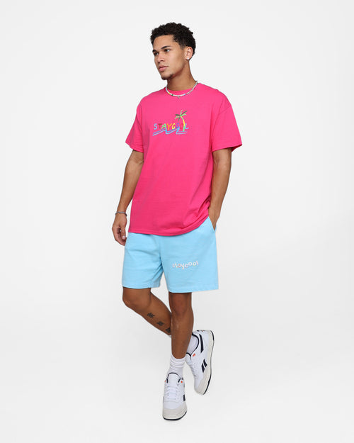 STAYCOOLNYC Vacation T-Shirt Magenta