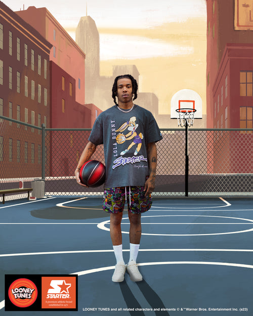 Starter X Looney Tunes Lola Bunny Vintage T-Shirt Vintage Grey