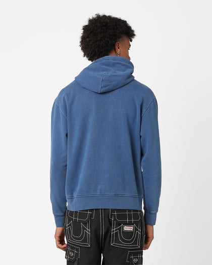 Jordan Essentials Statement Washed Fleece Pullover Hoodie Sky J French Blue