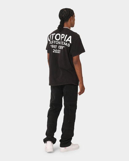 Goat Crew Utopia Vintage T-Shirt Washed Black