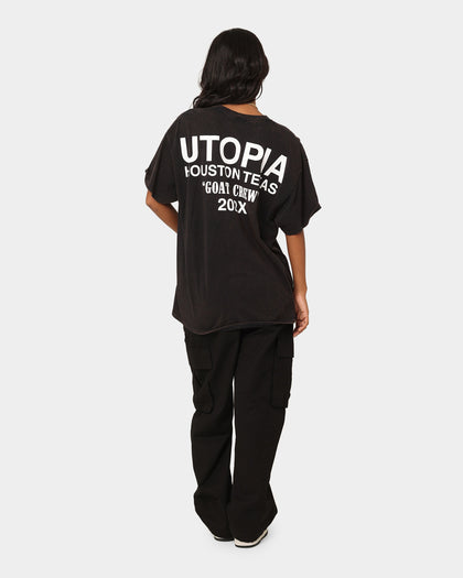 Goat Crew Utopia Vintage T-Shirt Washed Black