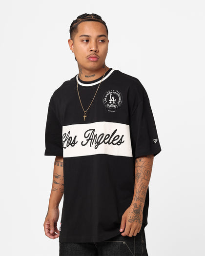 New Era Los Angeles Dodgers Panel T-Shirt Black