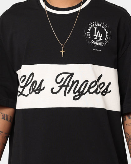 New Era Los Angeles Dodgers Panel T-Shirt Black