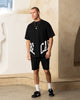 Carre Double Arch Oversized T-Shirt Black
