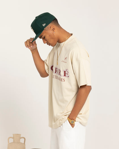 Carre Formula Oversized T-Shirt Off White