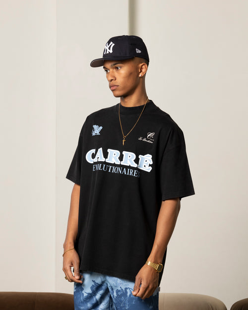 Carre Formula Oversized T-Shirt Washed Black