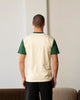 Carre Script Two Tone T-Shirt Off White